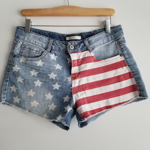 Canyon River Blues Other - American flag denim shorts